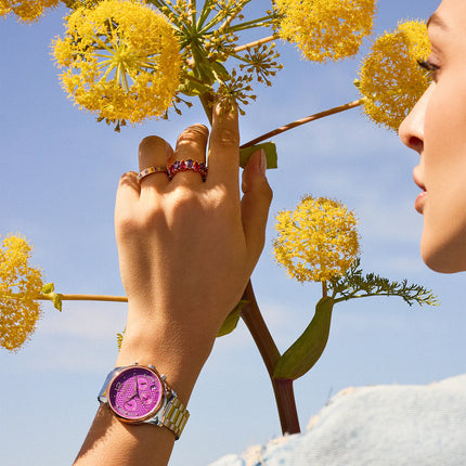 Γυναικείο Rose-Gold Δαχτυλίδι Breeze από Ασήμι 925° με Πολύχρωμα Ζιργκόν & Λαμπερό Φινίρισμα – 113016.3012